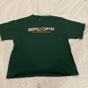 Bad Kitty Lucky Coffee T-shirt